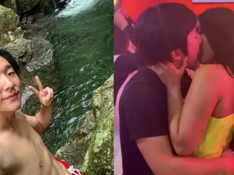 Pyong Lee troca beijos com influenciadora em festa de Carlinhos Maia e web vai a loucura