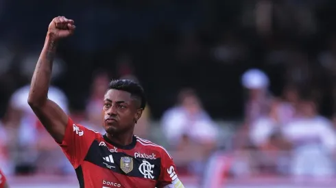 SP - SAO PAULO - 24/09/2023 - COPA DO BRASIL 2023 FINAL, SAO PAULO X FLAMENGO - Bruno Henrique jogador do Flamengo comemora seu gol durante partida contra o Sao Paulo no estadio Morumbi pelo campeonato Copa do Brasil 2023. Foto: Ettore Chiereguini/AGIF