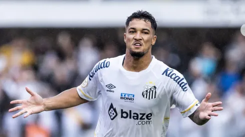 Marcos Leonardo é o artilheiro do Santos no Brasileirão