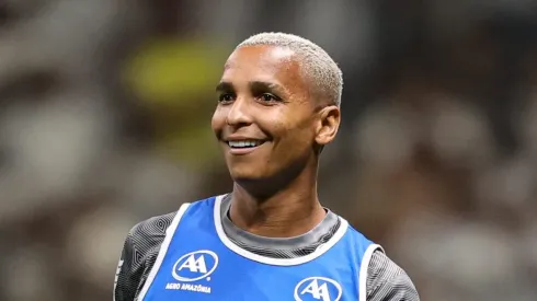 MG - BELO HORIZONTE - 23/09/2023 - BRASILEIRO A 2023, ATLETICO-MG X CUIABA - Deyverson jogador do Cuiaba durante aquecimento antes da partida contra o Atletico-MG no estadio Arena MRV pelo campeonato Brasileiro A 2023. Foto: Gilson Lobo/AGIF