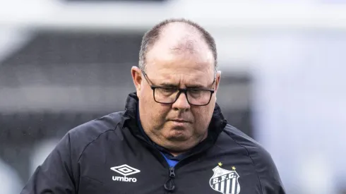SP - SANTOS - 01/10/2023 - BRASILEIRO A 2023, SANTOS X VASCO - Marcelo Fernandes tecnico do Santos durante partida contra o Vasco no estadio Vila Belmiro pelo campeonato Brasileiro A 2023. Foto: Abner Dourado/AGIF