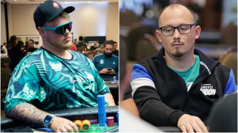 Anthony Barranqueiro (esquerda) e Leocir Carneiro (direita), protagonizaram uma mão interessante (Fotos: Divugação/LAPT)