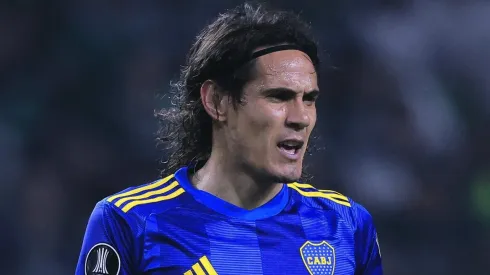 SP - SAO PAULO - 05/10/2023 - LIBERTADORES 2023, PALMEIRAS X BOCA JUNIORS - Cavani jogador do Boca Juniors durante partida contra o Palmeiras no estadio Arena Allianz Parque pelo campeonato Libertadores 2023. Foto: Ettore Chiereguini/AGIF