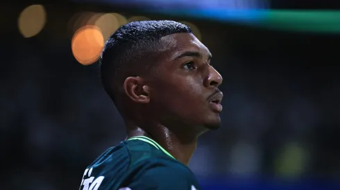 SP - SAO PAULO - 13/07/2023 - COPA DO BRASIL 2023, PALMEIRAS X SAO PAULO - Luis Guilherme jogador do Palmeiras durante partida contra o Sao Paulo no estadio Arena Allianz Parque pelo campeonato Copa do Brasil 2023. Foto: Ettore Chiereguini/AGIF