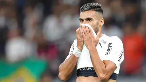 MG - BELO HORIZONTE - 17/05/2023 - COPA DO BRASIL 2023, ATLETICO-MG X CORINTHIANS - Fausto Vera jogador do Corinthians lamenta chance perdida durante partida contra o Atletico-MG no estadio Mineirao pelo campeonato Copa do Brasil 2023. Foto: Gilson Junio/AGIF