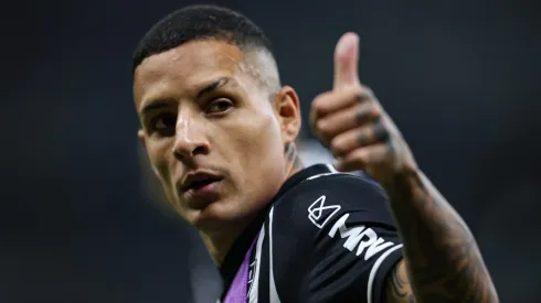 MG – BELO HORIZONTE – 10/06/2023 – BRASILEIRO A 2023, ATLETICO-MG X RED BULL BRASIL – Guilherme Arana jogador do Atletico-MG durante partida contra o Red Bull Brasil no estadio Mineirao pelo campeonato BRASILEIRO A 2023. Foto: Gilson Junio/AGIF