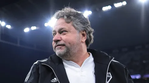 SP – SAO PAULO – 25/07/2023 – COPA DO BRASIL 2023, CORINTHIANS X SAO PAULO – Julio Casares presidente do Sao Paulo durante partida contra o Corinthians no estadio Arena Corinthians pelo campeonato Copa do Brasil 2023. Foto: Ettore Chiereguini/AGIF