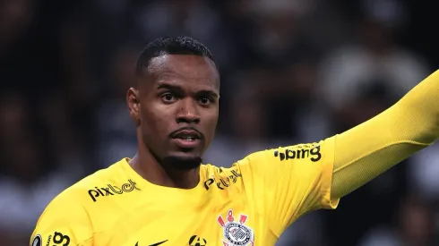 SP - SAO PAULO - 28/06/2023 - LIBERTADORES 2023, CORINTHIANS X LIVERPOOL - URU - Carlos Miguel goleiro do Corinthians durante partida contra o Liverpool - URU no estadio Arena Corinthians pelo campeonato Libertadores 2023. Foto: Ettore Chiereguini/AGIF