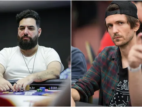 Elias Neto e João Mathias Baumgarten cravam torneios de poker online