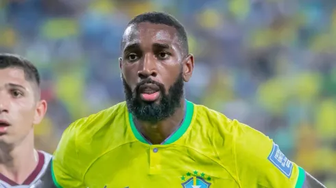 MT - CUIABA - 12/10/2023 - ELIMINATORIAS COPA DO MUNDO 2026, BRASIL X VENEZUELA - Gerson jogador do Brasil durante partida contra o Venezuela no estadio Arena Pantanal pelo campeonato Eliminatorias Copa Do Mundo 2026. Foto: Fernando Teramatsu/AGIF