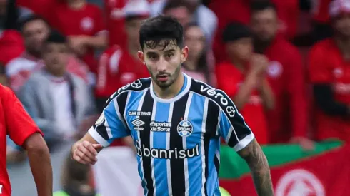 Villasanti em ação contra o Inter