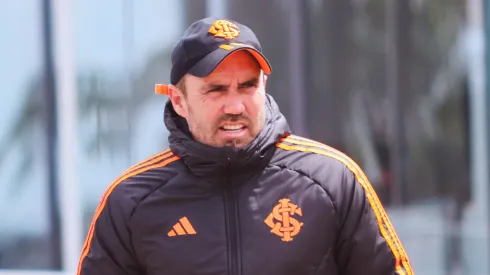 Foto: Ricardo Duarte/Inter/Divulgação – Coudet: técnico não conta com goleiro para 2024