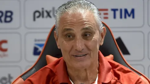 Foto: Marcelo Cortes /CRF - Twitter do Flamengo - Tite foi apresentado no Flamengo