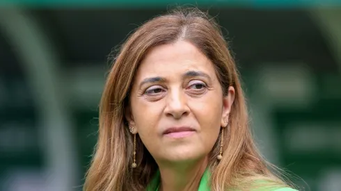 SP - SAO PAULO - 09/04/2023 - PAULISTA 2023, PALMEIRAS X AGUA SANTA - Leila Pereira presidente do Palmeiras antes da partida entre Palmeiras e Agua Santa no estadio Arena Allianz Parque pelo campeonato Paulista 2023. Foto: Marcello Zambrana/AGIF