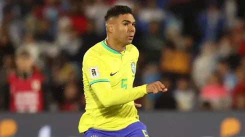 Foto: Vitor Silva/CBF – Casemiro em ação durante a partida.