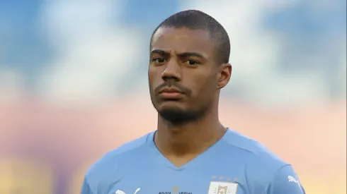 CUIABA, BRAZIL - JUNE 24: Nicolas De La Cruz of Uruguay looks on prior to a Group A match between Bolivia and Uruguay as part of Copa America Brazil 2021 at Arena Pantanal on June 24, 2021 in Cuiaba, Brazil. (Photo by Miguel Schincariol/Getty Images)