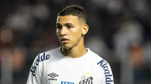 SP - SANTOS - 17/05/2023 - COPA DO BRASIL 2023, SANTOS X BAHIA - Deivid Washington jogador do Santos durante partida contra o Bahia no estadio Vila Belmiro pelo campeonato Copa do Brasil 2023. Foto: Abner Dourado/AGIF
