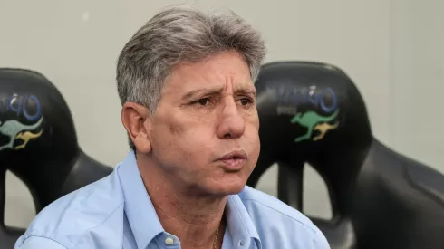 Renato Portaluppi, o Renato Gaúcho, técnico do Grêmio durante partida contra o Athletico-PR no estadio Arena da Baixada pelo campeonato BRASILEIRO A 2023. Foto: Robson Mafra/AGIF
