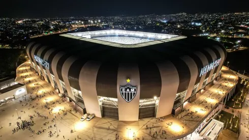 Arena MRV vista de fora. Foto: Pedro Vilela/Getty Images.