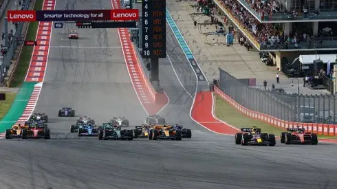 Largada da corrida sprint do GP dos Estados Unidos