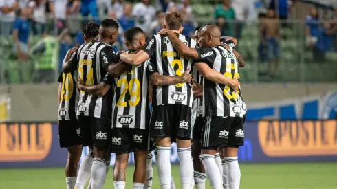 Estádio do Atlético Mineiro amanhece com provocações ao Cruzeiro. Foto: Fernando Moreno/AGIF