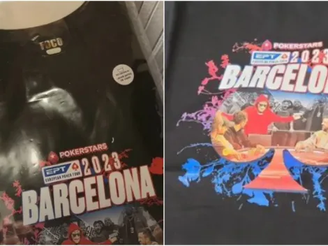 Camisetas personalizadas do João Sydens que relembram o EPT Barcelona