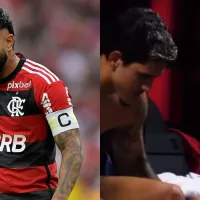 A transmissão não mostrou isso, acabou de vazar: Gabigol e Pedro protagonizam cena inesperada nos bastidores do Flamengo