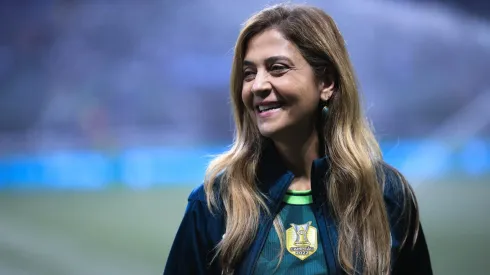 Leila Pereira, fala sobre a Arena Barueri e o Palmeiras. Foto: Ettore Chiereguini/AGIF