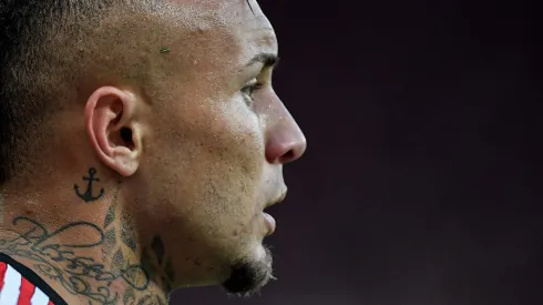 RJ - RIO DE JANEIRO - 30/04/2023 - BRASILEIRO A 2023, FLAMENGO X BOTAFOGO - Everton Cebolinha jogador do Flamengo durante partida contra o Botafogo no estadio Maracana pelo campeonato BRASILEIRO A 2023. Foto: Thiago Ribeiro/AGIF