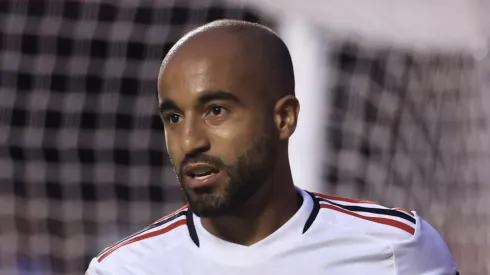 Lucas Moura jogador do Sao Paulo durante partida contra o Botafogo no estadio Morumbi pelo campeonato Brasileiro A 2023. Foto: Marcello Zambrana/AGIF