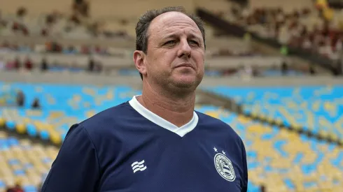 Rogério Ceni fala sobre o desempenho do Bahia na contra o Palmeiras. Foto: Thiago Ribeiro/AGIF