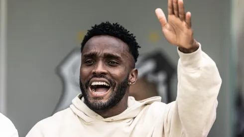 SP - SANTOS - 01/10/2023 - BRASILEIRO A 2023, SANTOS X VASCO - Mendoza jogador do Santos durante partida contra o Vasco no estadio Vila Belmiro pelo campeonato Brasileiro A 2023. Foto: Abner Dourado/AGIF