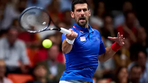 Djokovic representando a Sérvia na Copa Davis