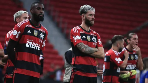Gramado pode ser problema para o Flamengo em jogo contra o Santos. Foto: Ettore Chiereguini/AGIF