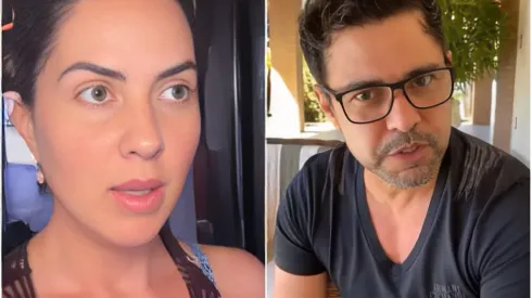 Graciele Lacerda and Zezé Di Camargo together – Instagram/Graciele Lacerda (left) – Instagram/Zezé Di Camargo (right)