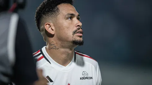 Luciano jogador do São Paulo durante partida contra o Goiás na Serrinha pelo campeonato Brasileiro A 2023. Foto: Isabela Azine/AGIF