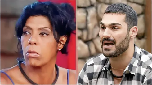 Marcia Fu e Shayan Haghbin brigam em A Fazenda 15. Reprodução/Record.