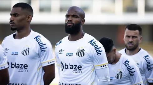 Messias, jogador do Santos, durante partida contra o Botafogo no estádio Vila Belmiro pelo Campeonato Brasileiro – Abner Dourado/AGIF