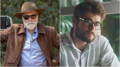 Antônio (esquerda) e Hélio (direita) movimentam a semana em Terra e Paixão. Reprodução/Rede Globo.