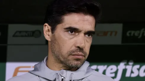 Abel Ferreira tecnico do Palmeiras durante partida contra o Cruzeiro no estadio Arena Allianz Parque pelo campeonato Brasileiro A 2023. Marcello Zambrana/AGIF