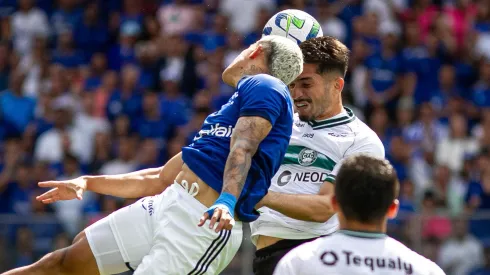 Cruzeiro durante partida contra o Coritiba no estadio Independencia pelo campeonato Brasileiro 2023. Fernando Moreno/AGIF