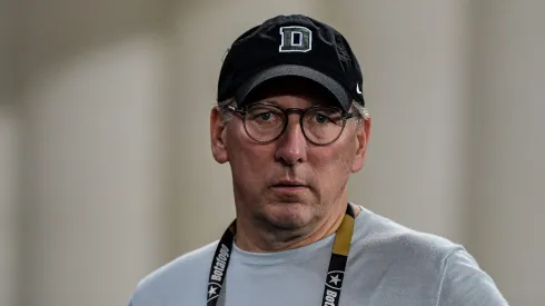 Jhon Textor dono do Botafogo durante partida pelo Brasileiro