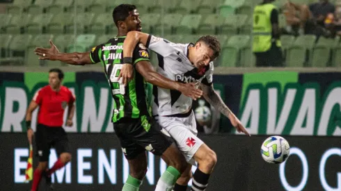 Vegetti jogador do Vasco durante partida contra o America-MG no estádio Independência pelo campeonato Brasileiro A 2023. Fernando Moreno/AGIF