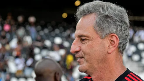 Rodolfo Landim presidente do Flamengo durante partida contra o Vasco no estadio Engenhao pelo campeonato Carioca 2022. Foto: Thiago Ribeiro/AGIF
