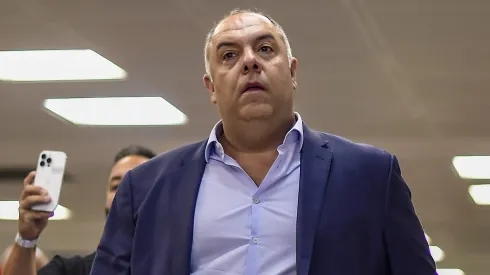 Marcos Braz vice-presidente de futebol do Flamengo chegando ao Maracanã. Foto: Marcelo Cortes / Flamengo