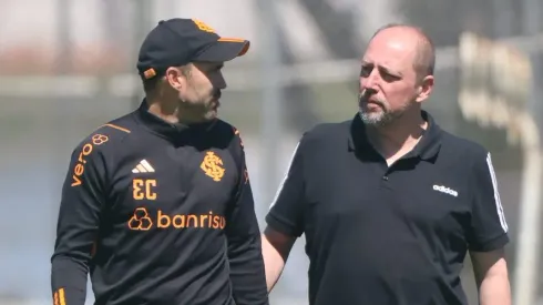 Coudet e Barcellos fizeram um pacto e o resultado veio à tona - Foto: Ricardo Duarte/Internacional