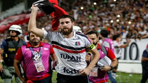 Danny Morais quando atuava pelo Santa Cruz. Foto: Rafael Melo/Santa Cruz Futebol Clube