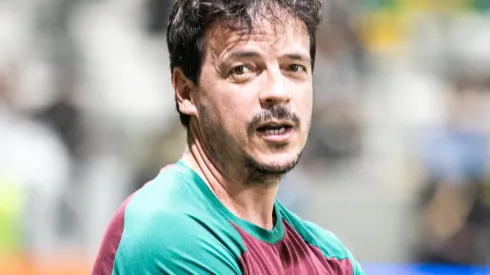 Fernando Diniz tecnico do Fluminense durante partida contra o Atletico-MG no estadio Arena MRV pelo campeonato Brasileiro A 2023. Fernando Moreno/AGIF