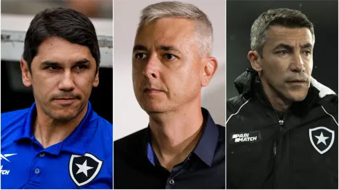 Lúcio Flávio, Tiago Nunes e Bruno Lage. - Thiago Ribeiro/Jorge Rodrigues/Daniel Vorley/AGIF