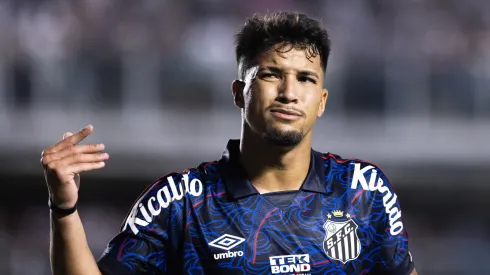 Marcos Leonardo, atacante do Santos - Foto: Abner Dourado/AGIF